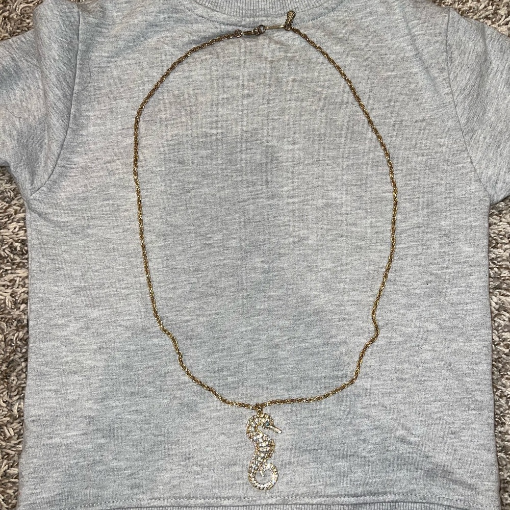 Lilly Pulitzer Seahorse necklace